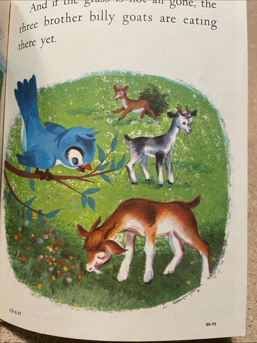 Rand McNally The Three Billy Goats Gruff - Brown Goat Kids Book